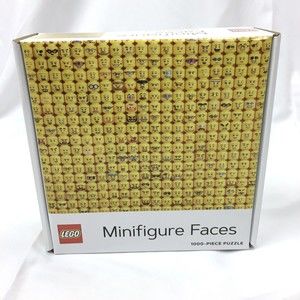 New Lego Minifigure Yellow Faces 1,000 Piece 25x20